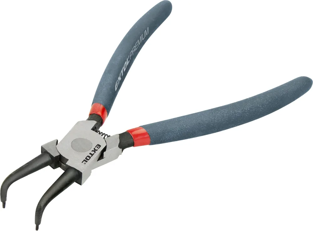 Kleště seegerové zahnuté vnitřní EXTOL PREMIUM 175mm Rychlé Dodání