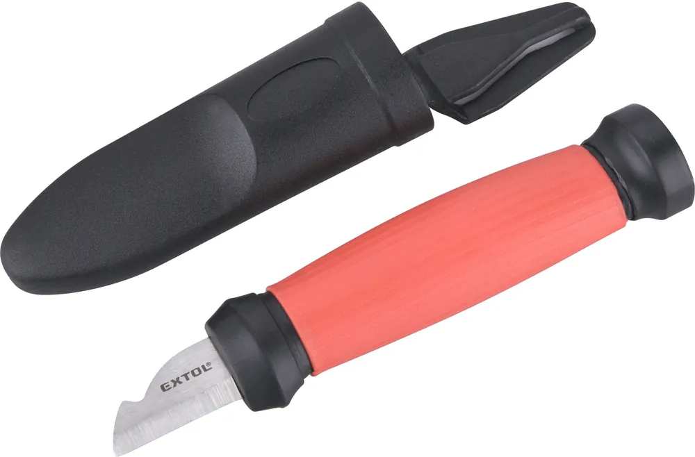 Nůž na odizolování kabelů oboubřitý, 155/120mm, CrV EXTOL PREMIUM Odeslání Ihned