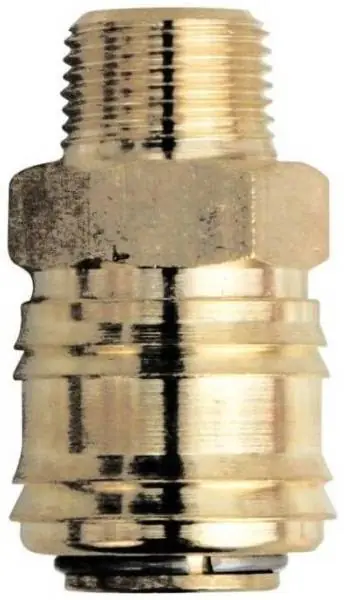 Bezpečná Platba Rychlospojka s vnějším závitem 1/4" - samice (mosaz) - ASTA OC20M/BRASS