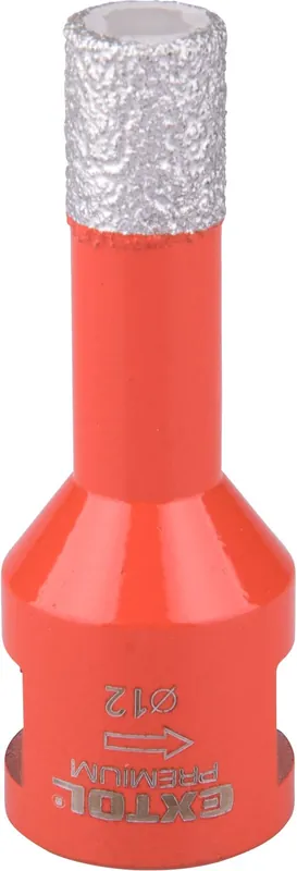 Originální EXTOL PREMIUM korunka vykružovací diamantová, O 12mm, závit M14 - 8801862