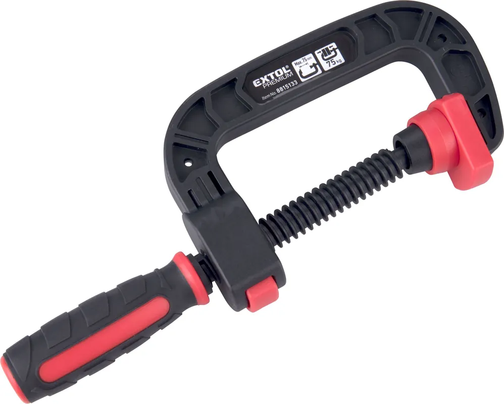 Nová Kolekce EXTOL PREMIUM svěrka C-plastová, 75mm - 8815133