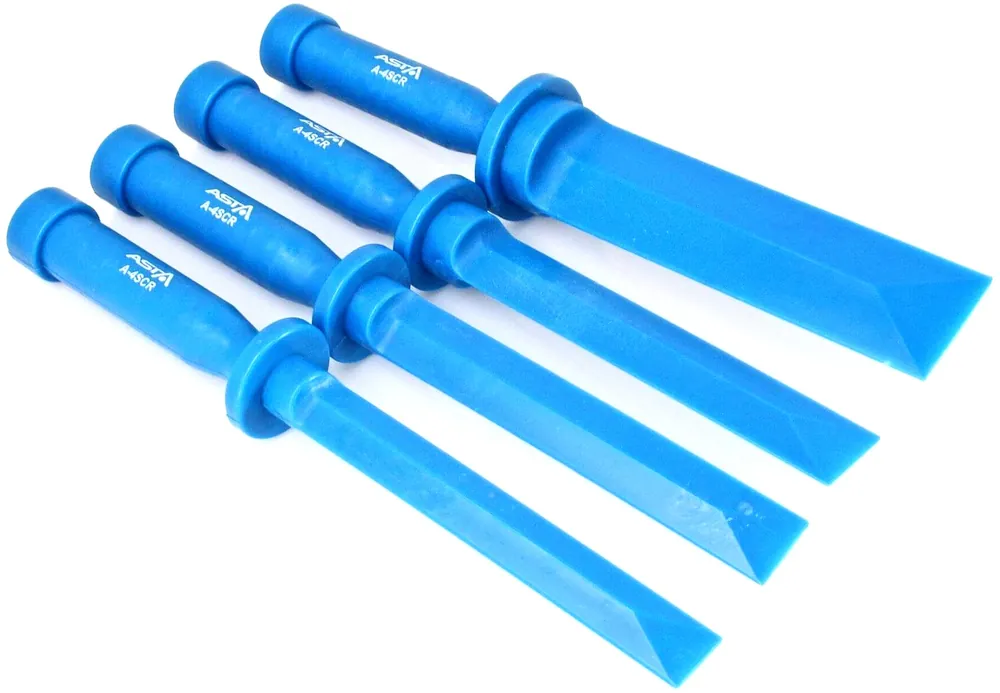 Plastové škrabky, šábry, šířka 19 - 32 mm, sada 4 ks - ASTA A-4SCR Dokud Zásoby Vydrží
