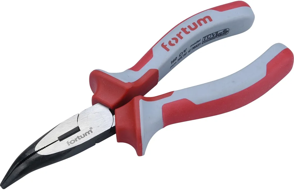 Ověřený Kleště půlkulaté zahnuté, 160mm, 61CrV5 FORTUM