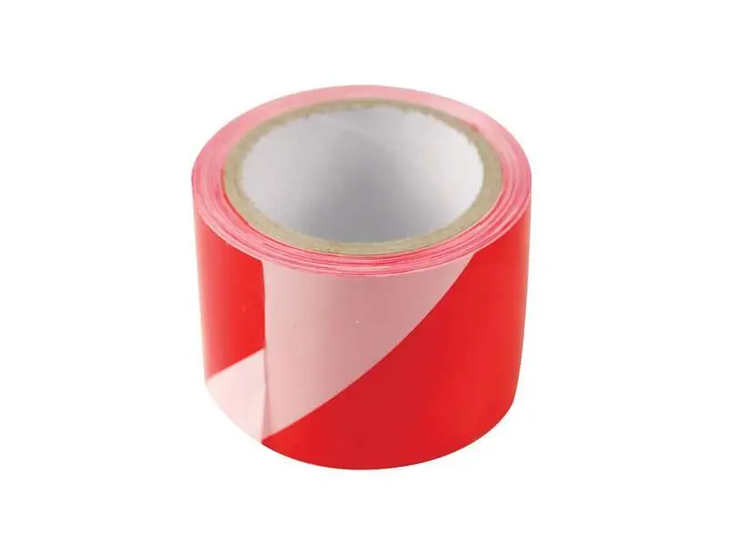 Bezpečná Platba EXTOL CRAFT páska výstražná červeno-bílá, 75mm x 250m, PE, s nápisem ZÁKAZ VSTUPU po celé délce pásky, 9568