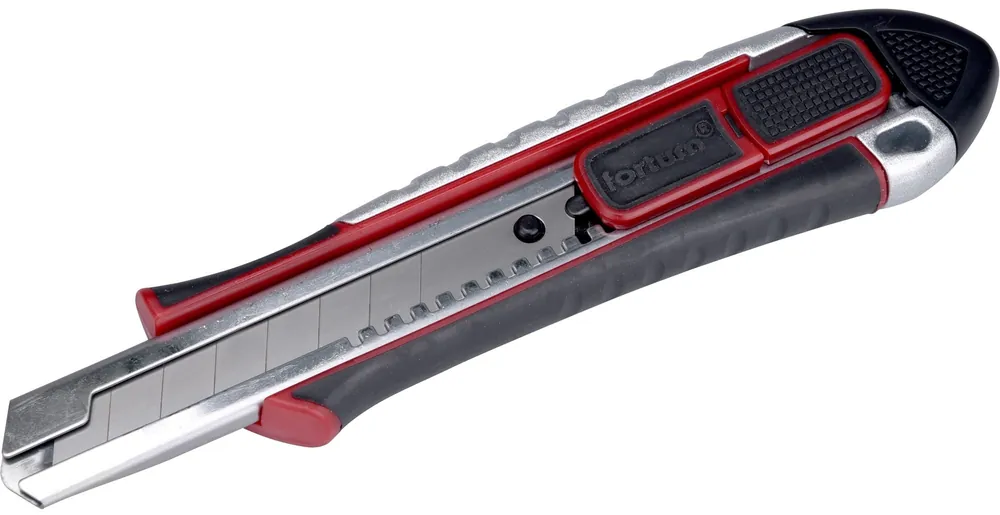 Nůž ulamovací s výztuhou, 18mm, Auto-lock FORTUM Novinka