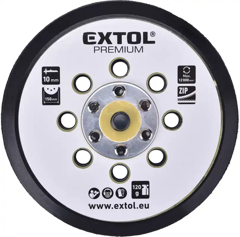 Nosič kotoučů, suchý zip, ⌀150mm EXTOL PREMIUM Cenová Bomba