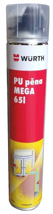 Nejprodávanější Würth PU pěna MEGA, 770ml