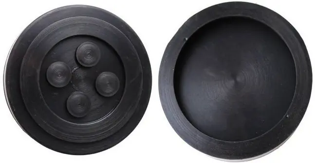 Gumová podložka zvedáku 120 x 26 mm, s límcem - Ferdus 10.312 Jen Po Omezenou Doba