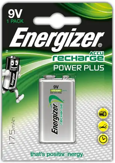 Super Cena Energizer Power Plus 9V nabíjecí 175mAh HR22 (1ks)