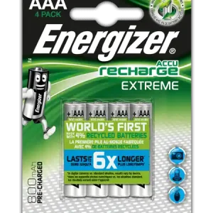 Must-Have Energizer Extreme AAA nabíjecí 800mAh HR03/4 (4ks)