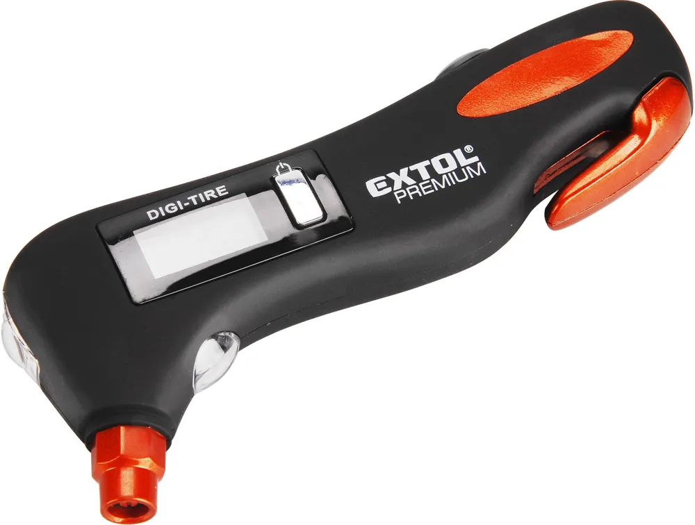 Levný Pneuměřič digitální EMERGENCY 5v1 EXTOL PREMIUM