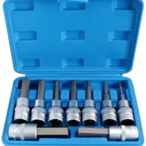 Vrácení Zdarma Zástrčné hlavice Imbus 1/2" H4-H17, prodloužené 80 mm, sada 9 ks - SATRA S-H912S