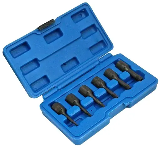 Vytahováky na zalomené šrouby a štefty 3/8", 2-10 mm, sada 6 ks - SATRA S-1036B Speciální Cena