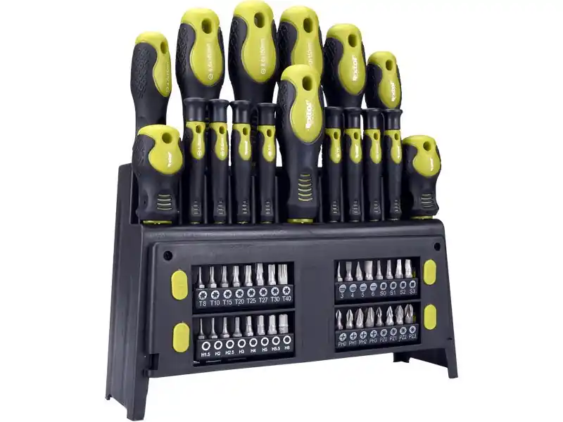 Zlevněný EXTOL CRAFT šroubováky s hroty, sada 49ks, CrV, 53146