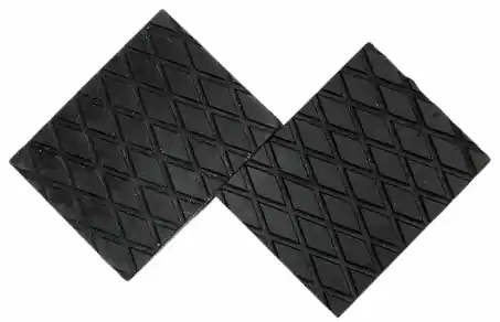 Gumová podložka zvedáku 160 x 125 x 30 mm, hranatá - Ferdus 10.169 Cenově Výhodný