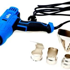 Vrácení Zdarma Horkovzdušná pistole 2000W, sada 4 trysek - SATRA S-HG2000