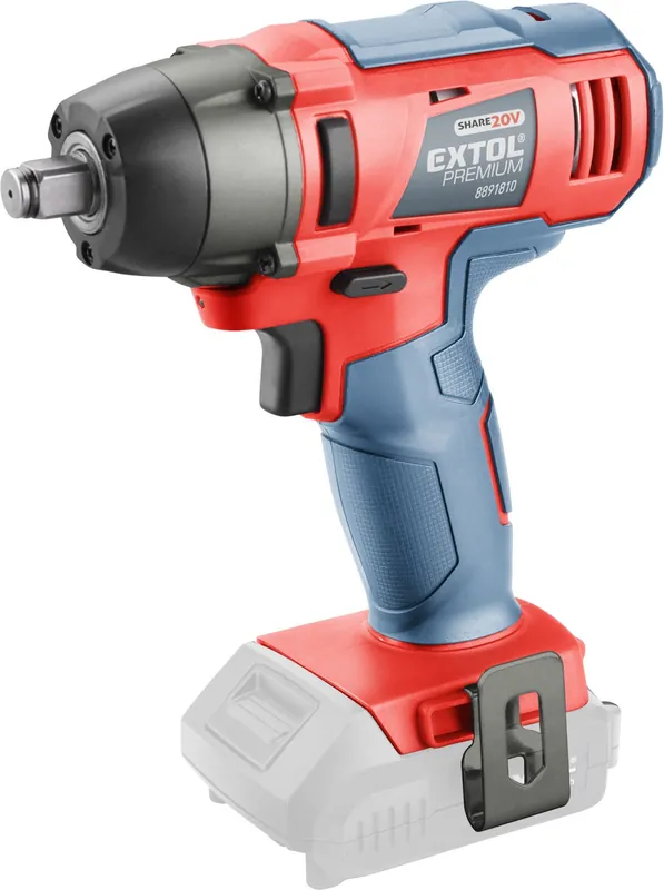 Kup Teď Utahovák rázový 1/2" aku SHARE20V, 180Nm, 20V Li-ion, bez baterie a nabíječky EXTOL PREMIUM