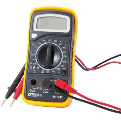 Nízká Cena Digitální multimeter včetně zkušebních hrotů KS TOOLS 150.1495