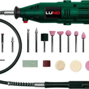 Bruska mini 135 W + 40 ks příslušenství LUND Lund TO-79314 Levný