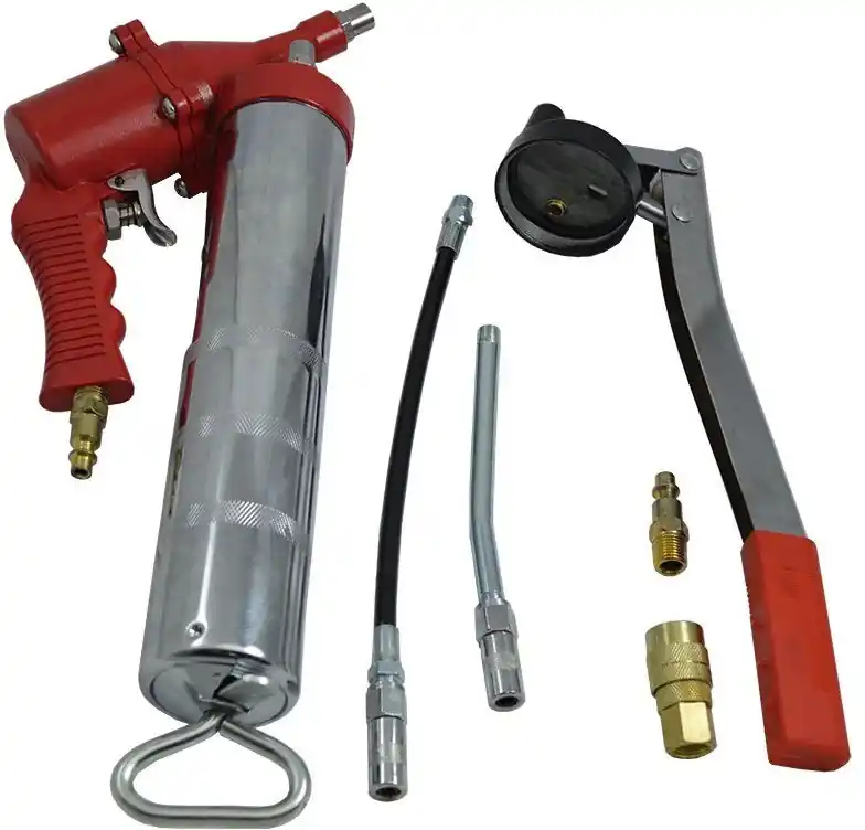 Pneumatický mazací lis s ručním adaptérem, "dekalamitka", 500 ml - QUATROS QS18018 Nejlepší Volba