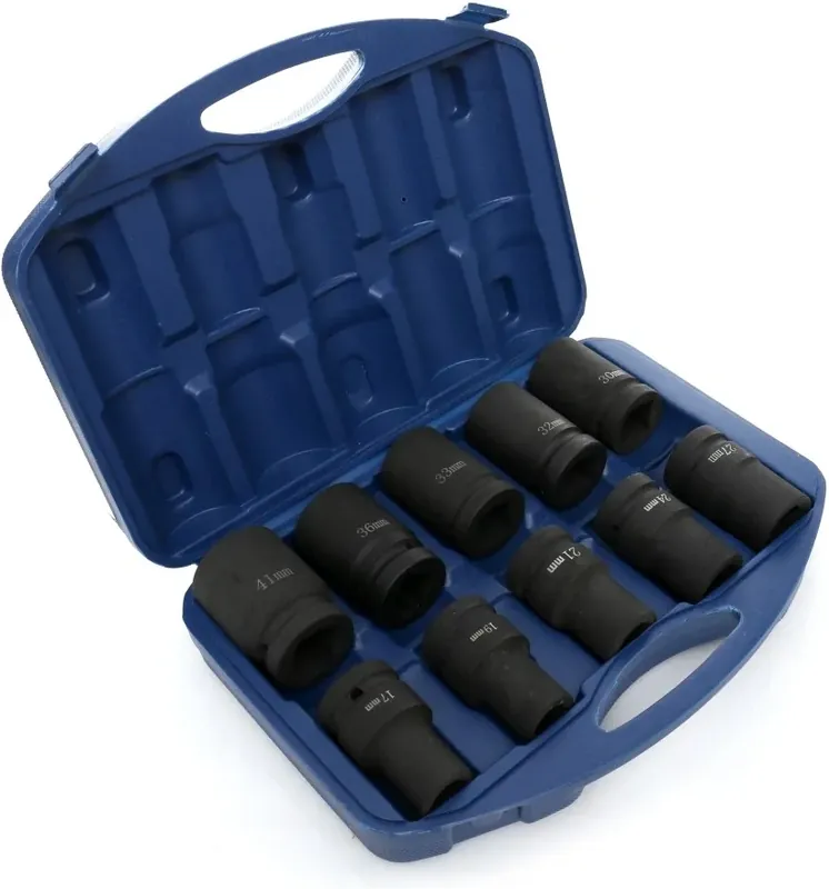 Koupit Online Nástrčné kované klíče, ořechy 17 - 41 mm, 1", šestihranné, sada 10 ks, TA1250