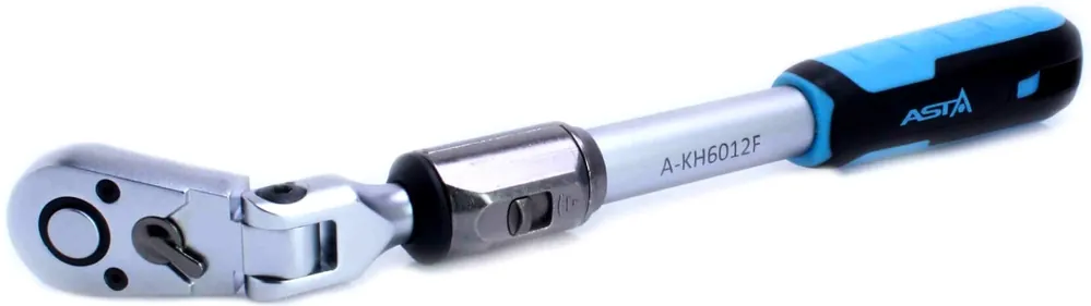 Nízká Cena Ráčna teleskopická s kloubem 1/2", délka 355 - 495 mm, 60 zubů, s přepínáním - ASTA A-KH6012F