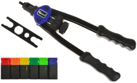 Nízká Cena Pákové nýtovací kleště pro nýty M3-M10 v kufru GEKO PREMIUM G01358