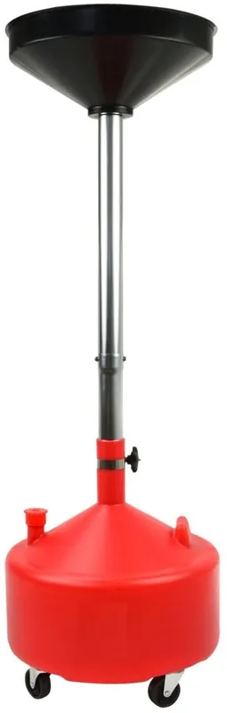 Pojízdná olejová jímka, objem 30 litrů, nastavitelná výška trychtýře 120 - 152 cm GEKO G02119 Koupit Online