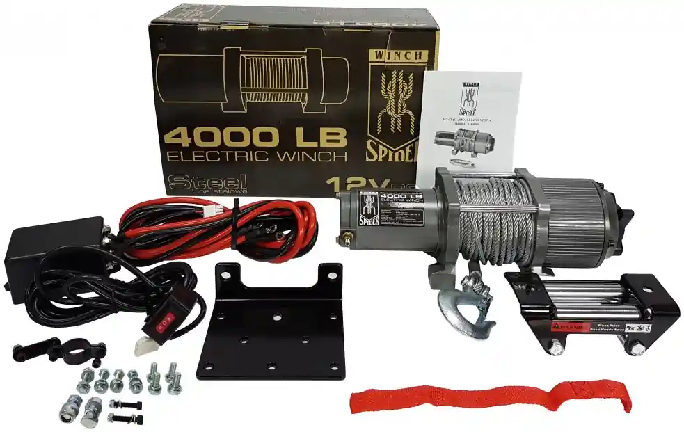 Odeslání Ihned Elektrický lanový naviják 12V 1814kg 4000lbs MAR-POL M80801