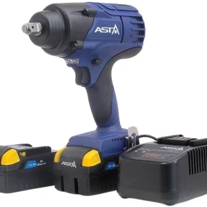 Aku rázový utahovák 1/2", extra výkonný 1250 Nm, 18V, 2x 5.0Ah Li-Ion - ASTA A-BA1250 A-BA1250 Tovární Cena