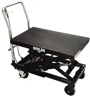 Cenová Bomba Pojízdný pracovní stůl zdvižný, nosnost 270 kg, s hydraulickým systémem