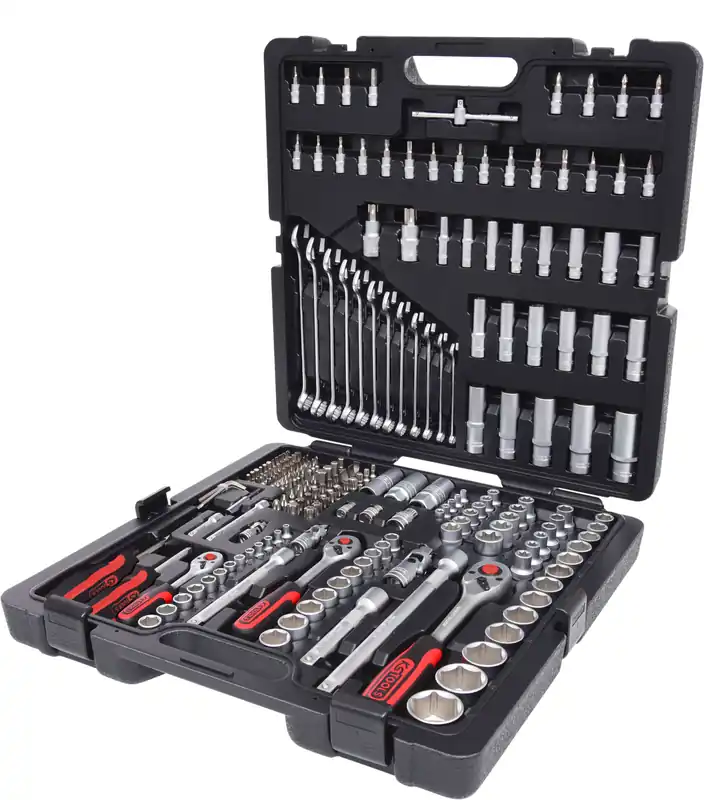 Expresní Doručení Souprava nástrčných klíčů 1/4"+3/8"+1/2" , 216dí KS TOOLS 917.0216