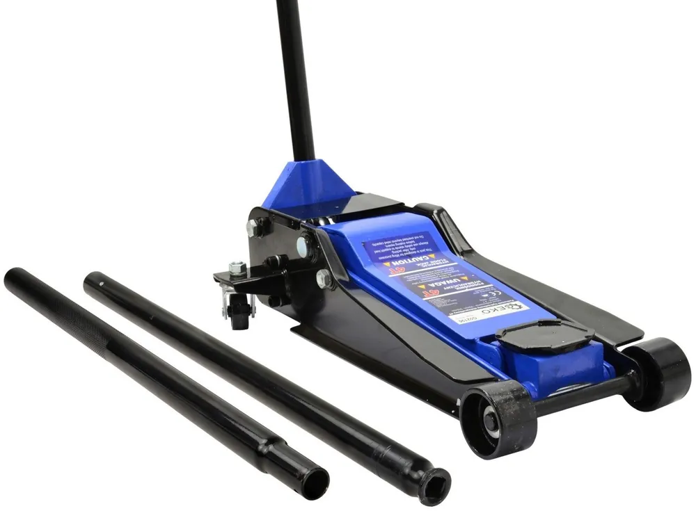 Pojízdný hydraulický zvedák 4t, nízkoprofilový, 95 - 550 mm, dvojitá pumpa - GEKO PREMIUM GEKO G02196 Vrácení Zdarma