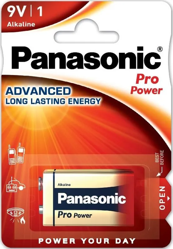 Panasonic Pro Power 9V baterie 6LR61 Autentický