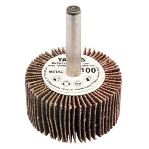 Poslední Šance Yato Kotouč lamelový radiální 40x20 P-100 s hřídelí 6 mm