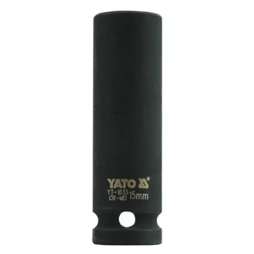 Nástavec 1/2" rázový YATO 15 mm šestihranný prodloužený Super Cena