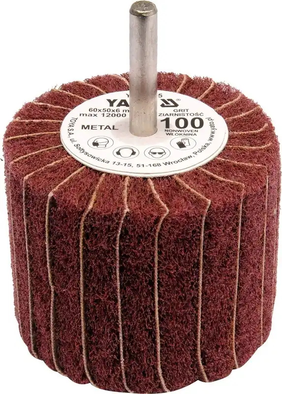 Yato Kotouč lamelový radiální 60x50 P-150 s hřídelí 6 mm Cenově Výhodný