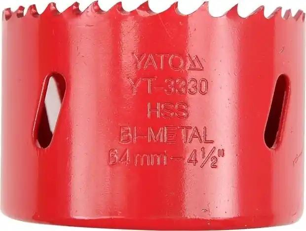 Ověřený Yato YT-3315 bimetalová vrtací korunka 35 mm HSS M3, závit 5/8", 4–6 TPI