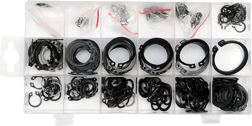 Dokud Zásoby Vydrží Yato Pojistné kroužky sada 300ks, R1-R19, pr. 3 -32mm