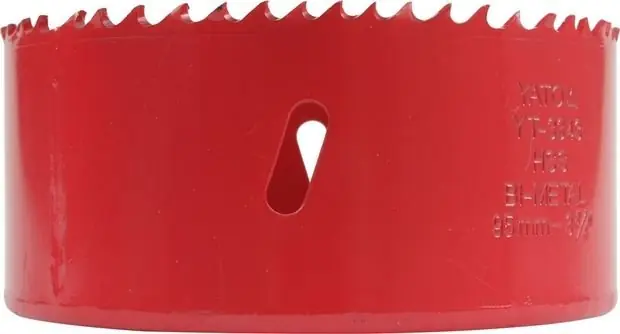 Hit Sezóny Yato YT-3336 bimetalová vrtací korunka 76 mm HSS M3, závit 5/8", 4–6 TPI