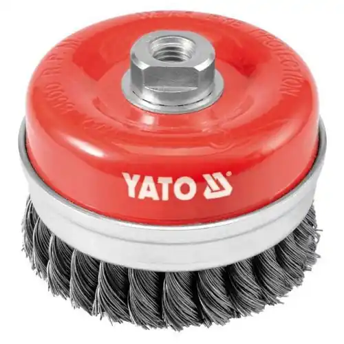 Víkendová Akce Yato Kartáč drátěný čelní M14 x 100 mm