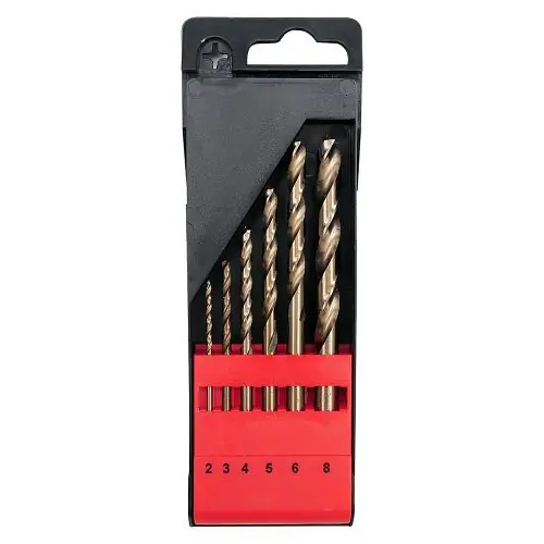 Yato Sada vrtáků na kov 6ks HSS-COBALT 2-8mm Vysoce Kvalitní