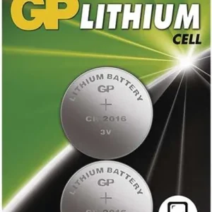 Objednat Nyní GP Lithium knoflíková baterie CR2016/2 (2ks)