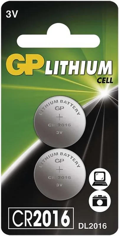 Objednat Nyní GP Lithium knoflíková baterie CR2016/2 (2ks)