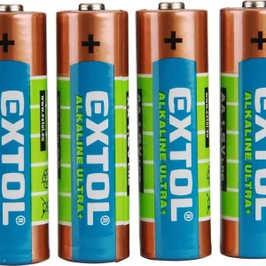 Baterie alkalické, 4ks, 1,5V AA (LR6) EXTOL ENERGY Poslední Šance