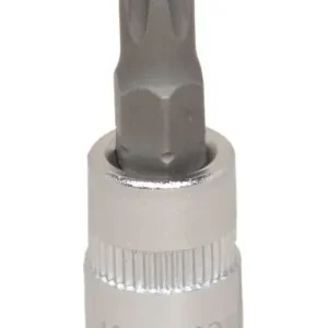 Zástrčná hlavice Torx s otvorem, 1/4", 5hranná, velikost TS30 - JONNESWAY S08H2TS30 Vysoce Kvalitní