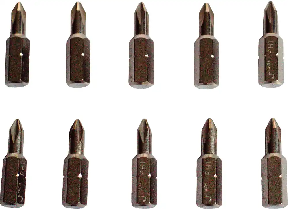 Hroty křížové PH, sada 10ks, PH 1x25mm, CrMoV EXTOL PREMIUM Akční Nabídka