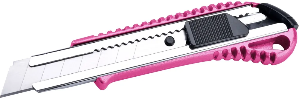 Nůž ulamovací celokovový s výztuhou, 18mm, Auto-lock EXTOL LADY Aktuální