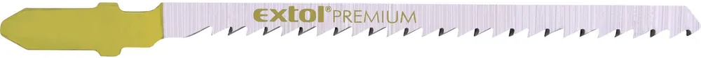 Omezená Nabídka Plátky do přímočaré pily 5ks, 75x2,5mm, HCS Bosh Křivý řez EXTOL PREMIUM