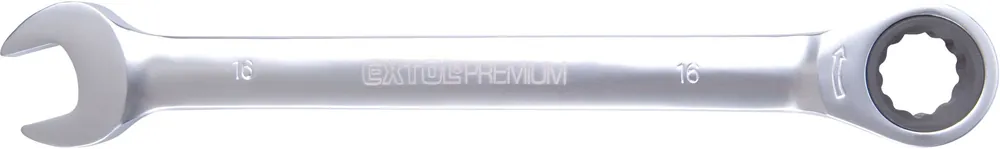 Klíč ráčnový očkoplochý, 72 zubů, 16mm EXTOL PREMIUM Horká Nabídka